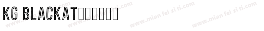 KG BLACKAT字体转换